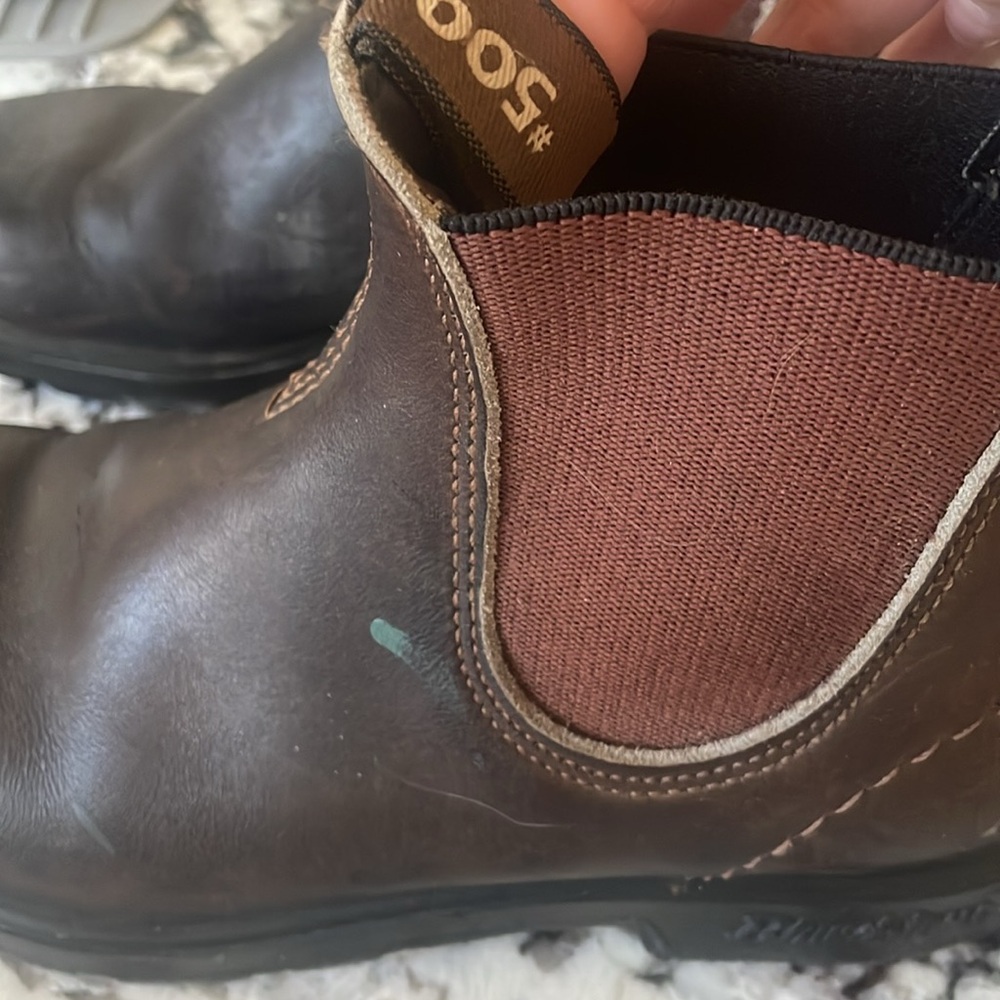 Blundstone 500 premium leather brown boots - Picture 8 of 9